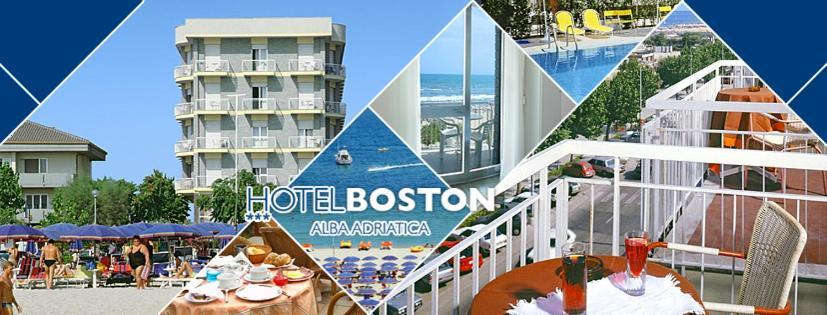 אלבה אדריאטיקה Hotel Boston מראה חיצוני תמונה